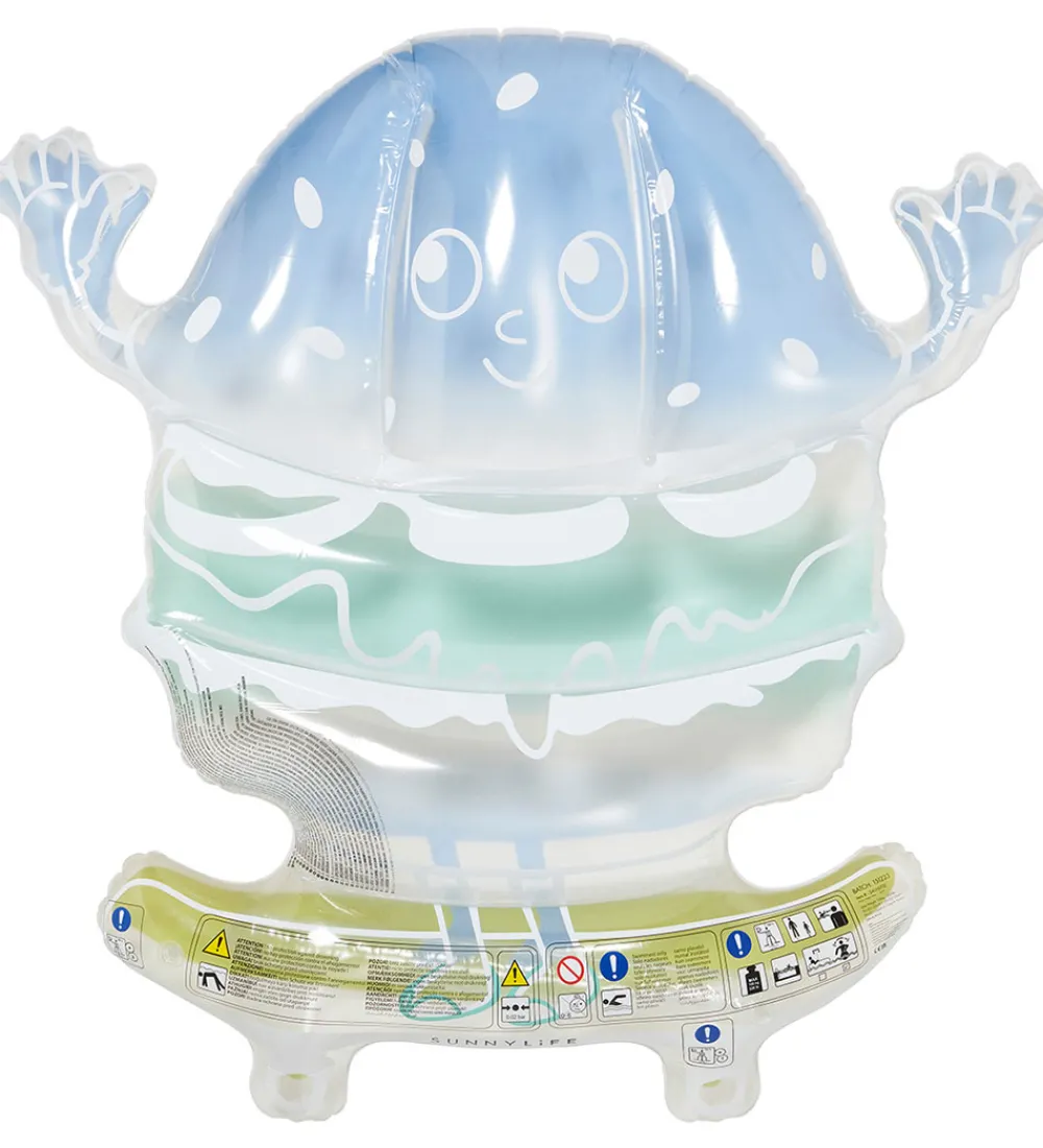 SunnyLife Badedyr|Flyder - 156x158 cm - Burger Boy - Blue Lime