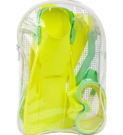SunnyLife Svømmefødder|Snorkelsæt - Neon