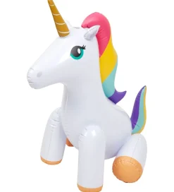 SunnyLife Strandlegetøj|Badedyr|Sprinkler - 70x70 - Oppustelig - Enhjørning - Hvid