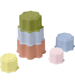 SunnyLife Stablelegetøj|Stablekopper - Silicone Stacking Cups