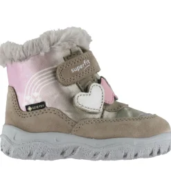 Superfit Vinterstøvler>Vinterstøvler - Tex - Beige/Rosa