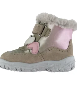 Superfit Vinterstøvler>Vinterstøvler - Tex - Beige/Rosa