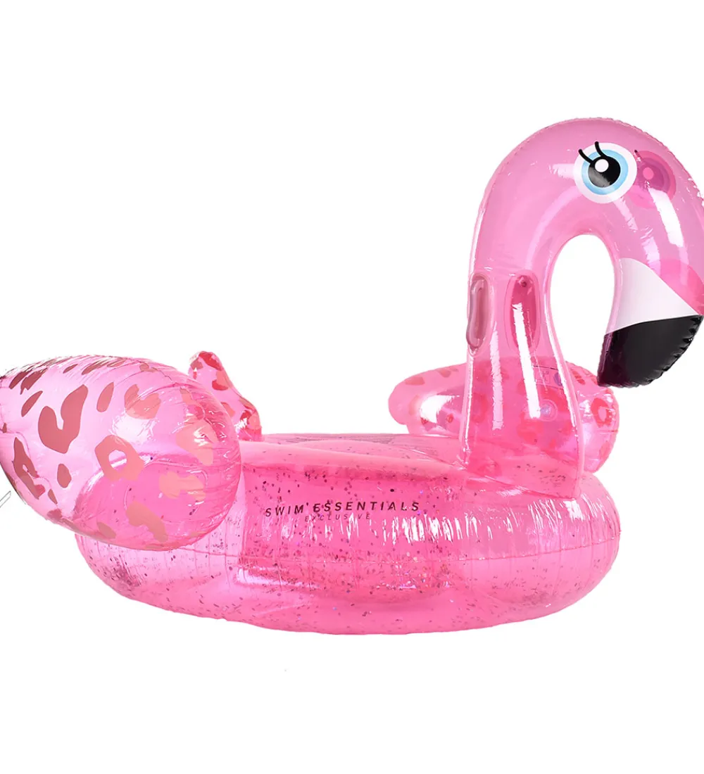 Swim Essentials Udeleg Og Udendørs Legetøj|Strandlegetøj|Badedyr - 150 cm - Neon Flamingo