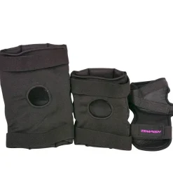 Tempish Rulleskøjter|Rulleskøjter|Beskyttelsessæt - Taky - Sort/Lilla