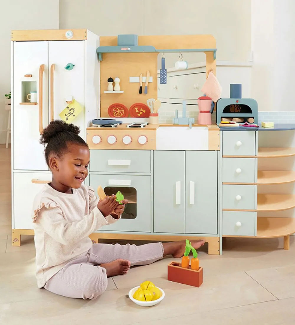 Tender Leaf Legekøkken Og Legemøbel|Trælegetøj - Legekøkken Mega - La Fiamma