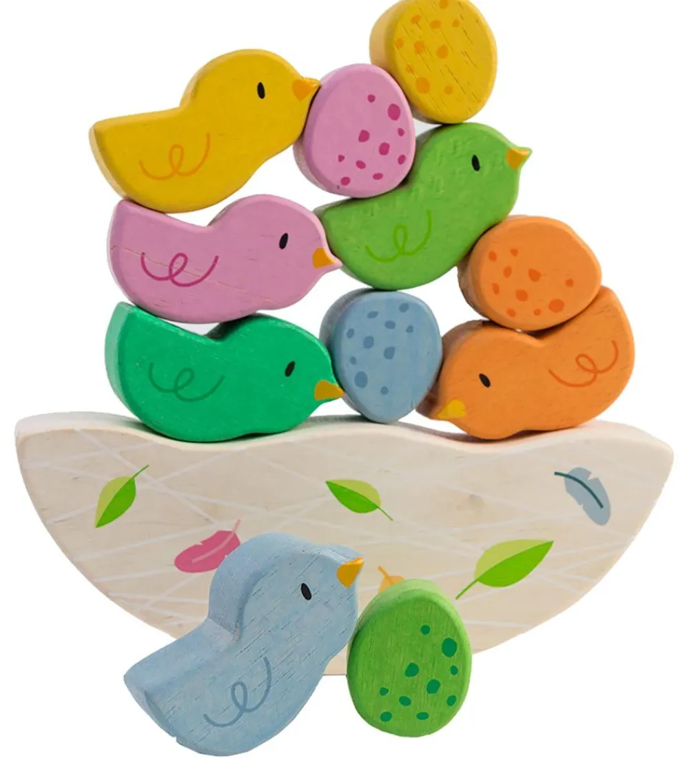 Tender Leaf Stablelegetøj|Trælegetøj - Mine Første Stabledyr - 12 Dele - Fugle