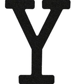 Thats Mine Bogstaver|That's Mine Bogstav - Y - Sort Glimmer