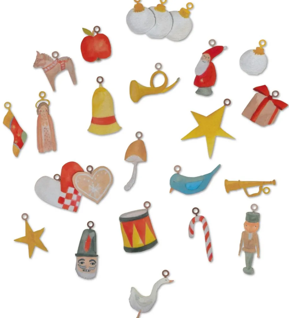 Thats Mine Wallsticker|Julekalender|That's Mine Julekalender m. 24 Juleophæng - Felt Christmas Tree
