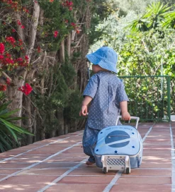 Børn Thats Mine Børnekufferter|That's Mine Rejsekuffert - Tris - Blå m. Glitter Space