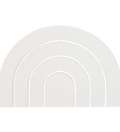 Thats Mine Wallsticker>That's Mine Vægdekoration - Regnbue - 17x27 - Hvid