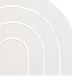 Thats Mine Wallsticker>That's Mine Vægdekoration - Regnbue - 17x27 - Hvid