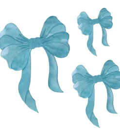 Thats Mine Wallsticker>That's Mine Wallstickers - 3-pak - Blå Sløjfe