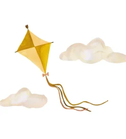 Thats Mine Wallsticker>That's Mine Wallstickers - Drage - Lille - Ochre