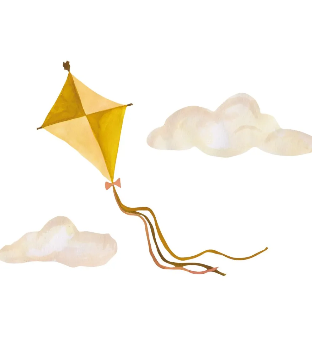 Thats Mine Wallsticker>That's Mine Wallstickers - Drage - Lille - Ochre