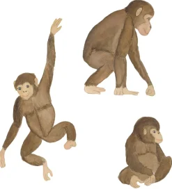 Thats Mine Wallsticker>That's Mine Wallstickers - Monkeys - Multi