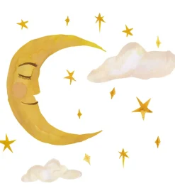 Thats Mine Wallsticker>That's Mine Wallstickers - Måne - Gul