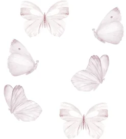 Thats Mine Wallsticker>That's Mine Wallstickers - Sommerfugle - 6stk - White