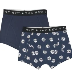 Børn The New Undertøj|Boxershorts - TnThe - 2-pak - Navy Blazer