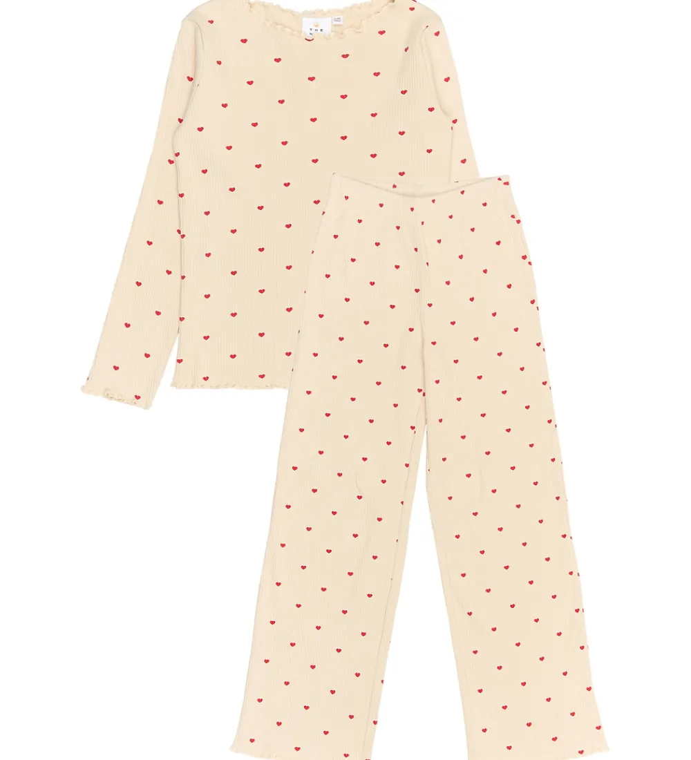 Børn The New Nattøj>Nattøj - Rib - TnHoliday - Gardenia Aop