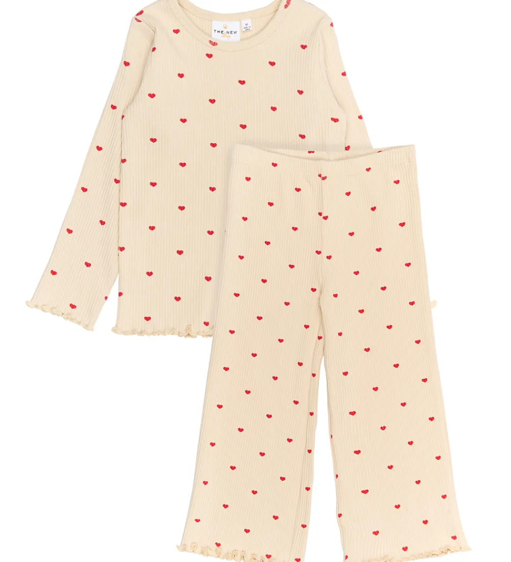 Børn The New Nattøj>Nattøj - Rib - TnstHoliday - Gardenia Aop