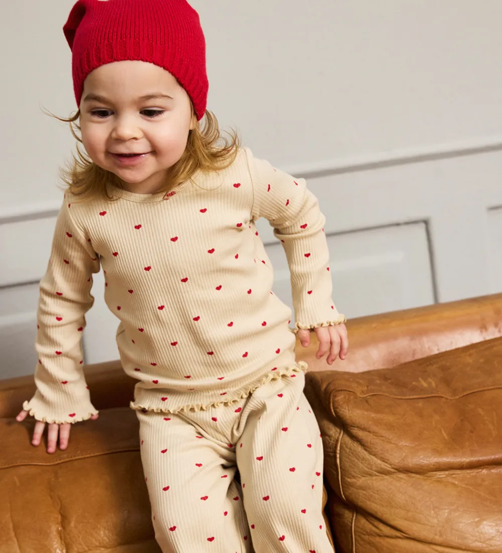 Børn The New Nattøj>Nattøj - Rib - TnstHoliday - Gardenia Aop