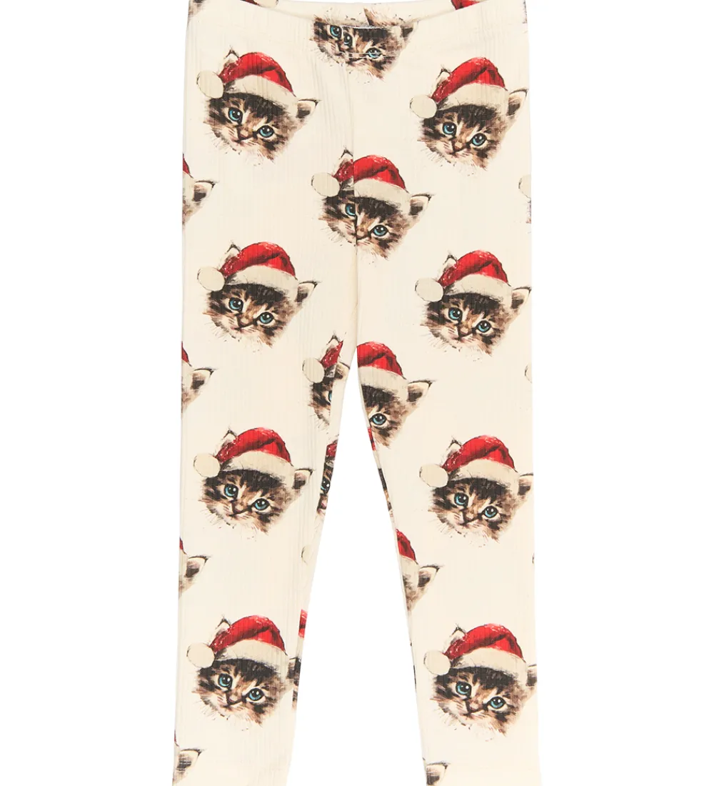 Børn The New Nattøj|Nattøj - Rib - TnstHoliday - Gardenia Cat