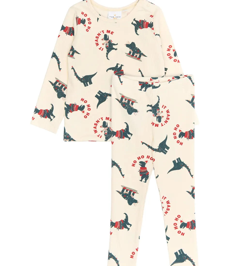 Børn The New Nattøj|Nattøj - Rib - TnstHoliday - Gardenia Dino