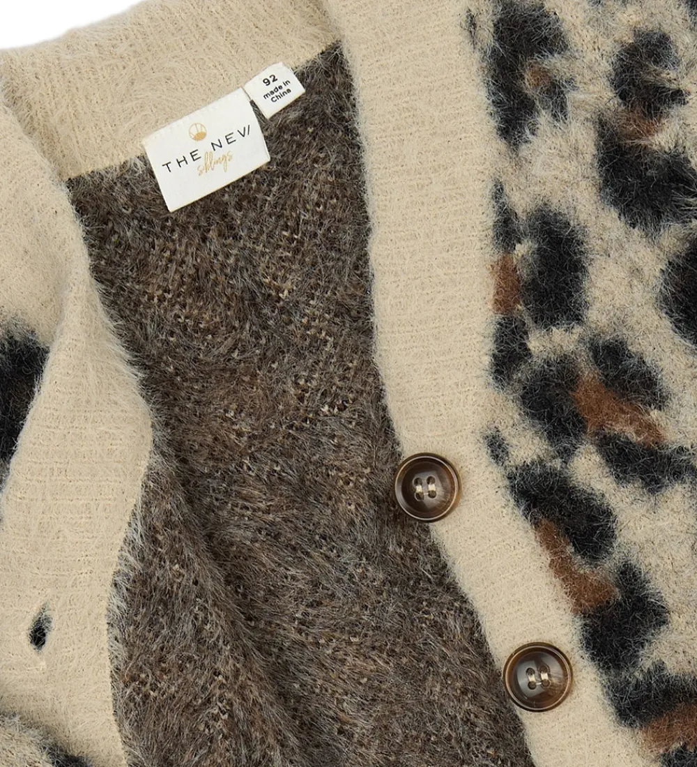 Børn The New Striktrøjer>Siblings Cardigan - Strik - TnstPamela - Feather Gray AO