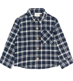 Børn The New Skjorter|Siblings Skjorte - TnstRiggs - Flannel - Navy Blazer Che
