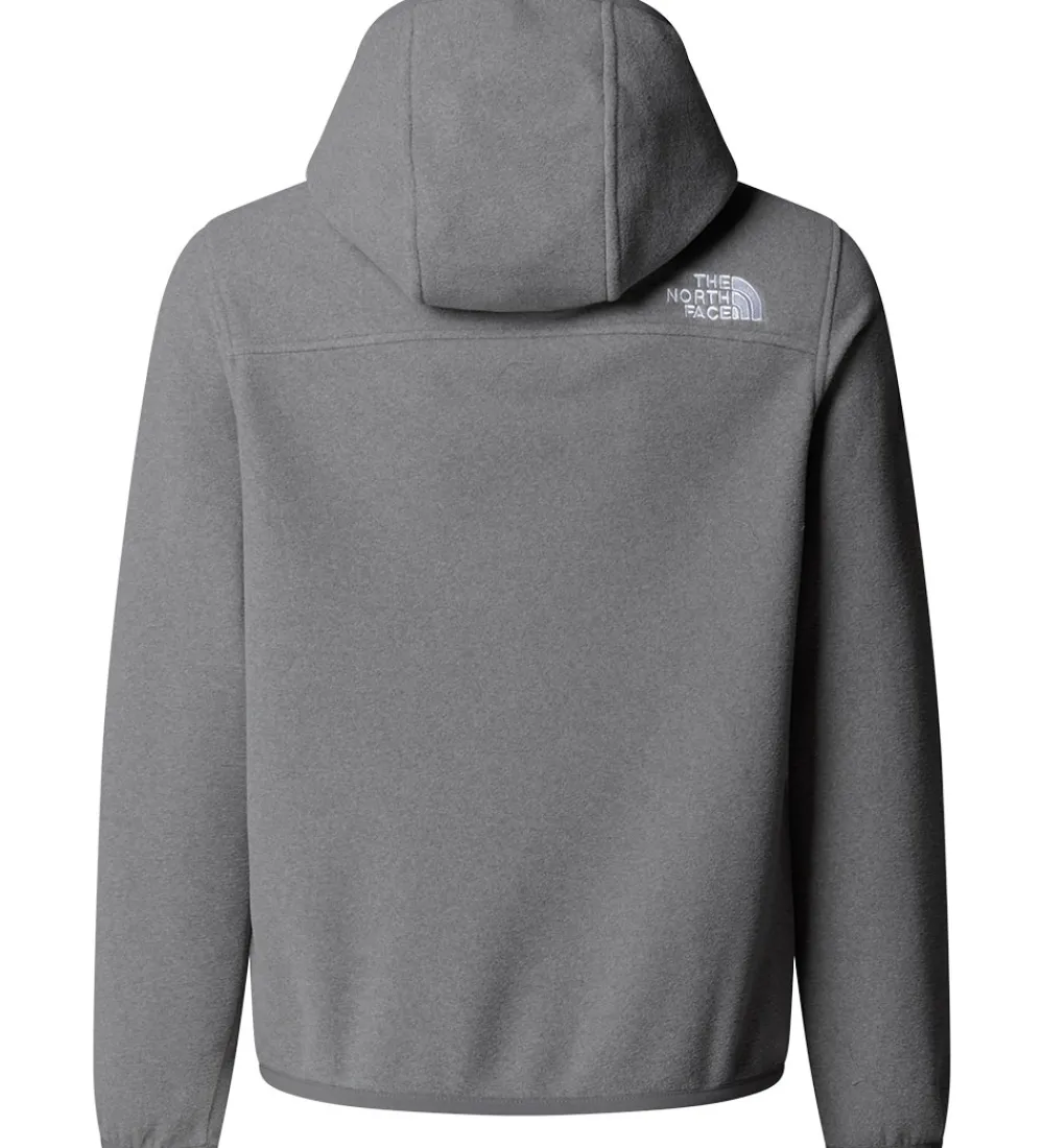 Børn The North Face Fleece|Fleecejakke - Glacier FZ - Mid Grey Heather