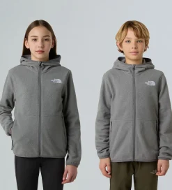 Børn The North Face Fleece|Fleecejakke - Glacier FZ - Mid Grey Heather