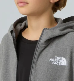 Børn The North Face Fleece|Fleecejakke - Glacier FZ - Mid Grey Heather
