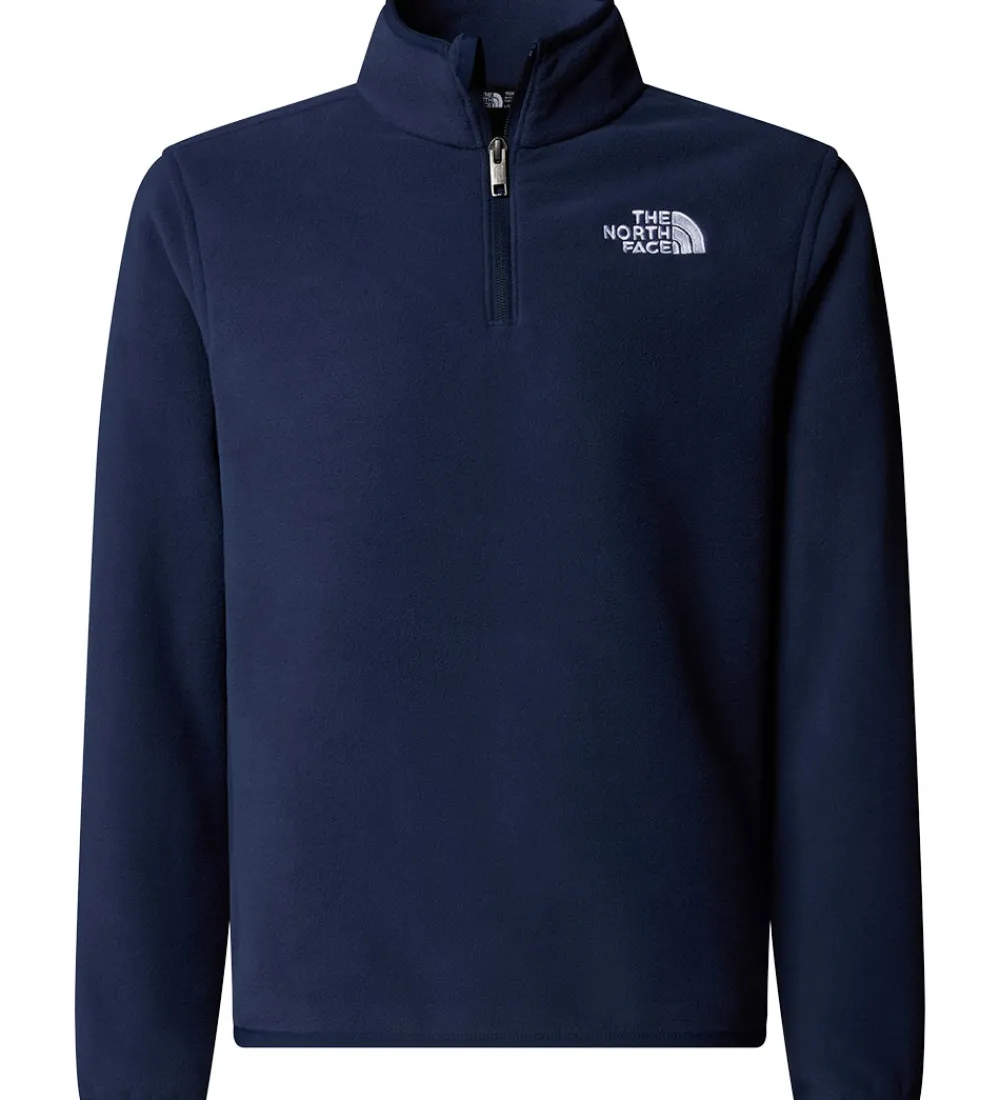 Børn The North Face Fleece|Fleecetrøje - Glacier - 1/4 Zip - Summit Navy