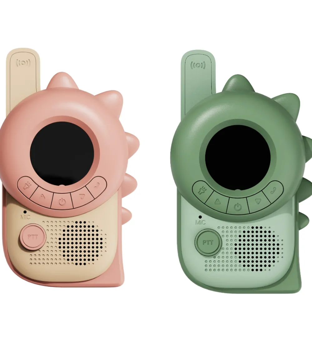 The Zoofamily Walkie Talkies>Walkie Talkies - Dino Pink/Dino Grøn