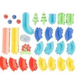 Tiger Tribe Kuglebaner>Badelegetøj - Marble Run Waterslide - ECO - 35 Dele