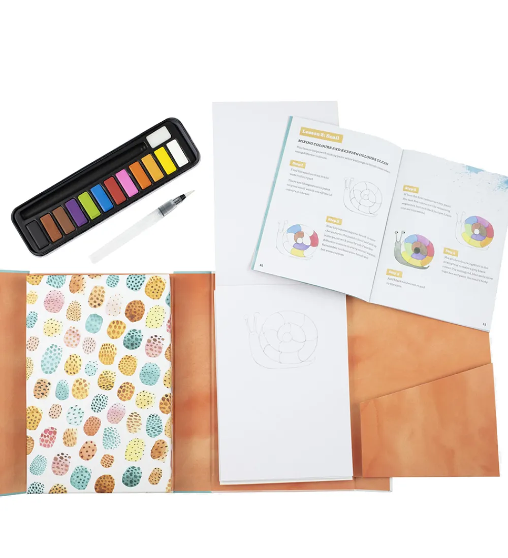 Tiger Tribe Skriveredskaber|Farvesæt - How To Paint - Watercolour Animals