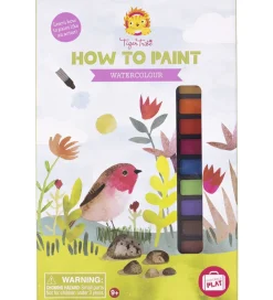 Tiger Tribe Skriveredskaber|Farvesæt How To Paint - Watercolour