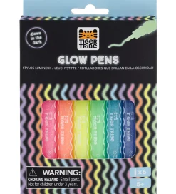 Tiger Tribe Skriveredskaber>Farvesæt - 6-pak - Glow Pens