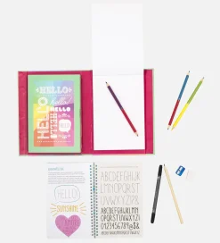 Tiger Tribe Skriveredskaber|Kreasæt - The Lovely Book of Lettering