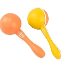 Tiger Tribe Musikinstrumenter>Maracas - Bioplast - Gul/Orange