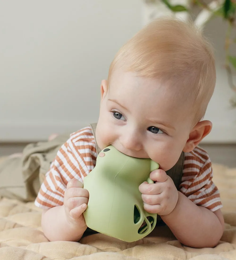 Tiger Tribe Gribelegetøj>Rangle - Silikone - Dino