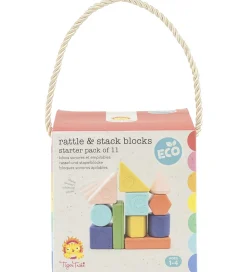 Tiger Tribe Stablelegetøj>Rasleklodser - Rattle & Stack Blocks - Startsæt - 1