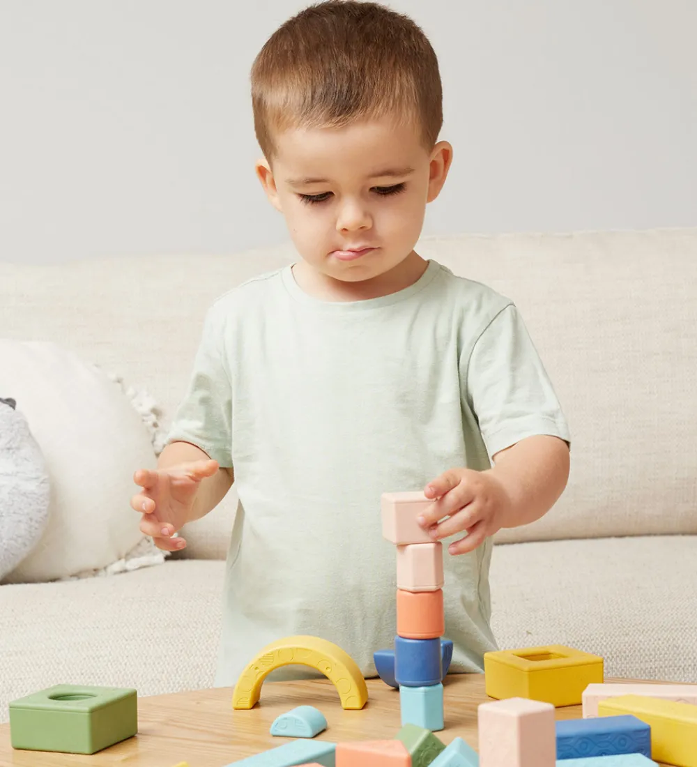 Tiger Tribe Stablelegetøj>Rasleklodser - Rattle & Stack Blocks - Startsæt - 1