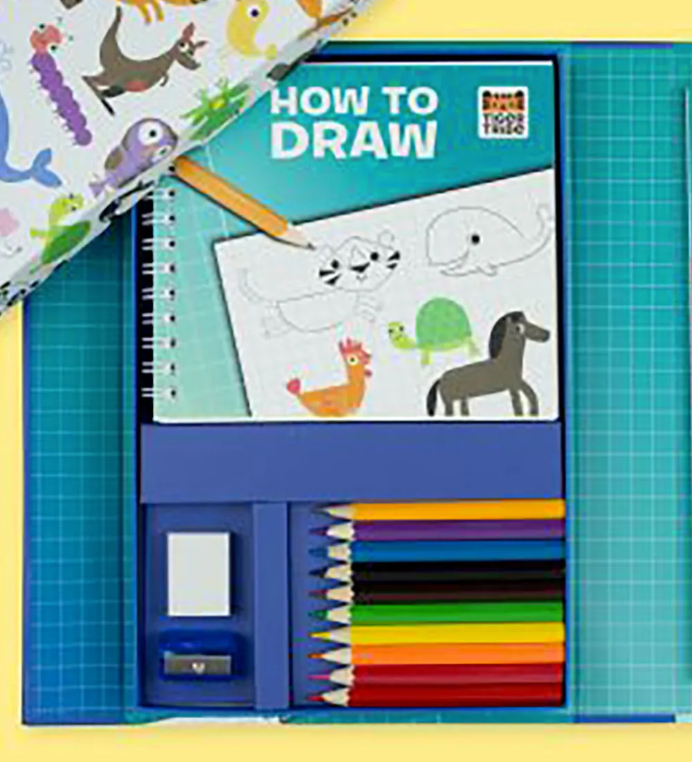 Tiger Tribe Skriveredskaber|Skole>Tegnesæt - Lær At Tegne - Dyr