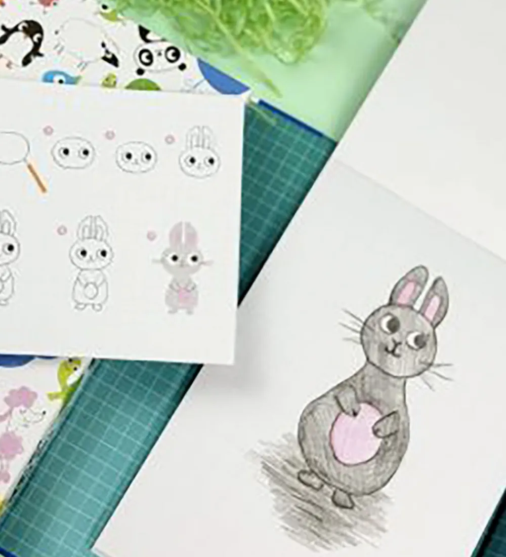 Tiger Tribe Skriveredskaber|Skole>Tegnesæt - Lær At Tegne - Dyr