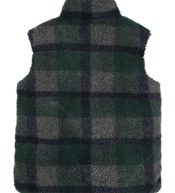 Børn Timberland Veste|Dunveste Og Dyneveste|Dynevest - Vendbar - Mørkegrøn