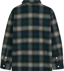 Børn Timberland Skjorter|Skjorte - Mørkegrøn m. Tern