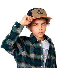 Børn Timberland Skjorter|Skjorte - Mørkegrøn m. Tern