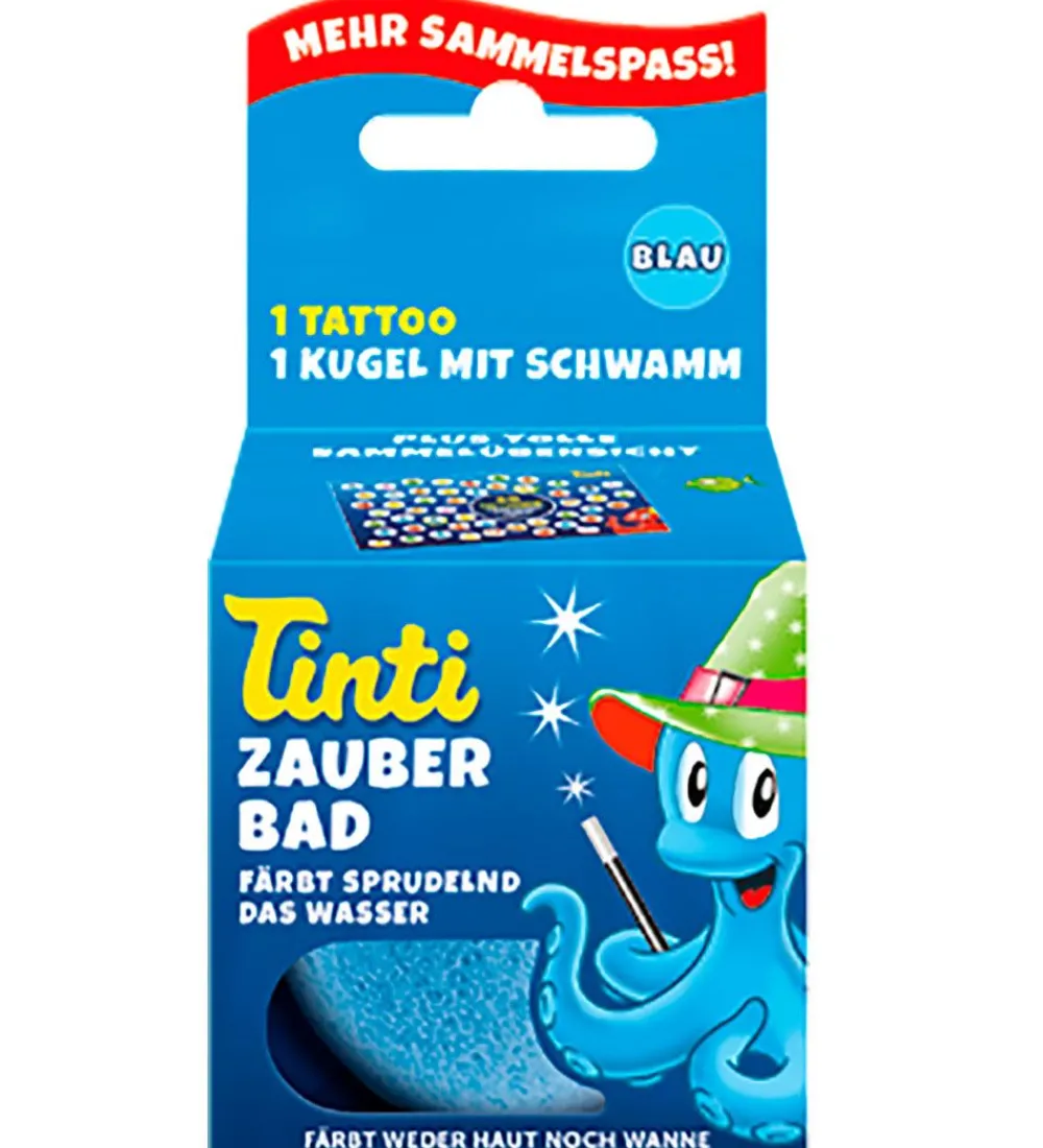 Tinti Bath Bombs>Tryllekugle - Lyseblå