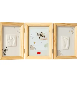 Tiny Love Kreasæt|Aftryksæt - Hånd/Fod - Dobbeltramme - Wood